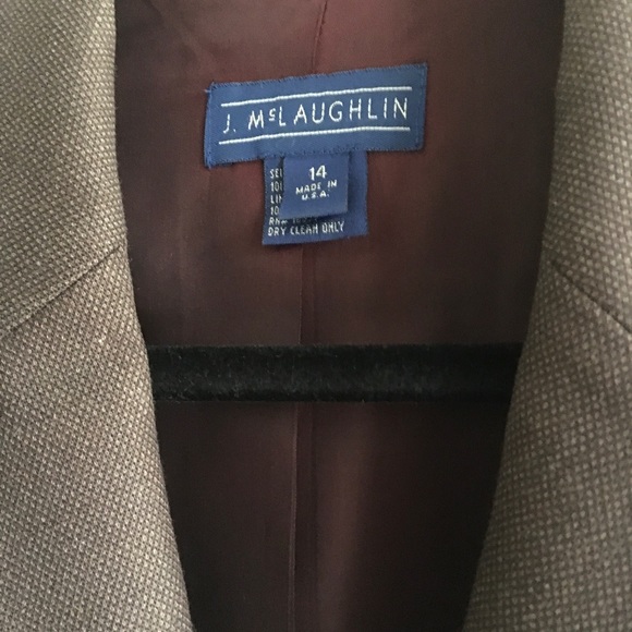 🌺 Excellent Condition 🌺  Chocolate Linen Blazer - Picture 4 of 4